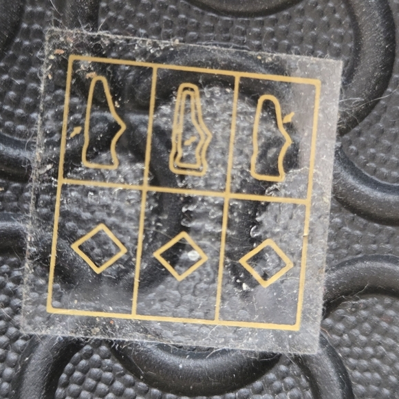 New Urban Outfitters Shaina Huarache Flatform Chunky Black Platform Sandals - Picture 8 of 12